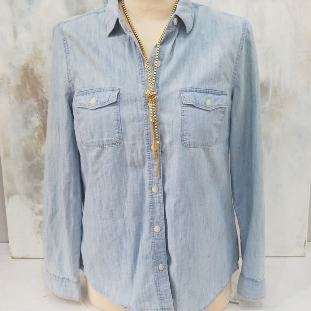 Old Navy denim button down